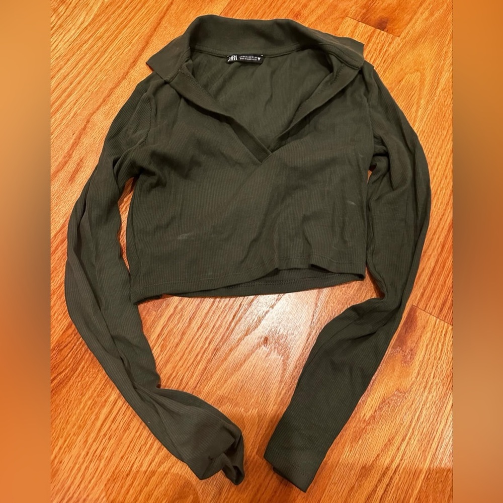 Zara crop long sleeve!
